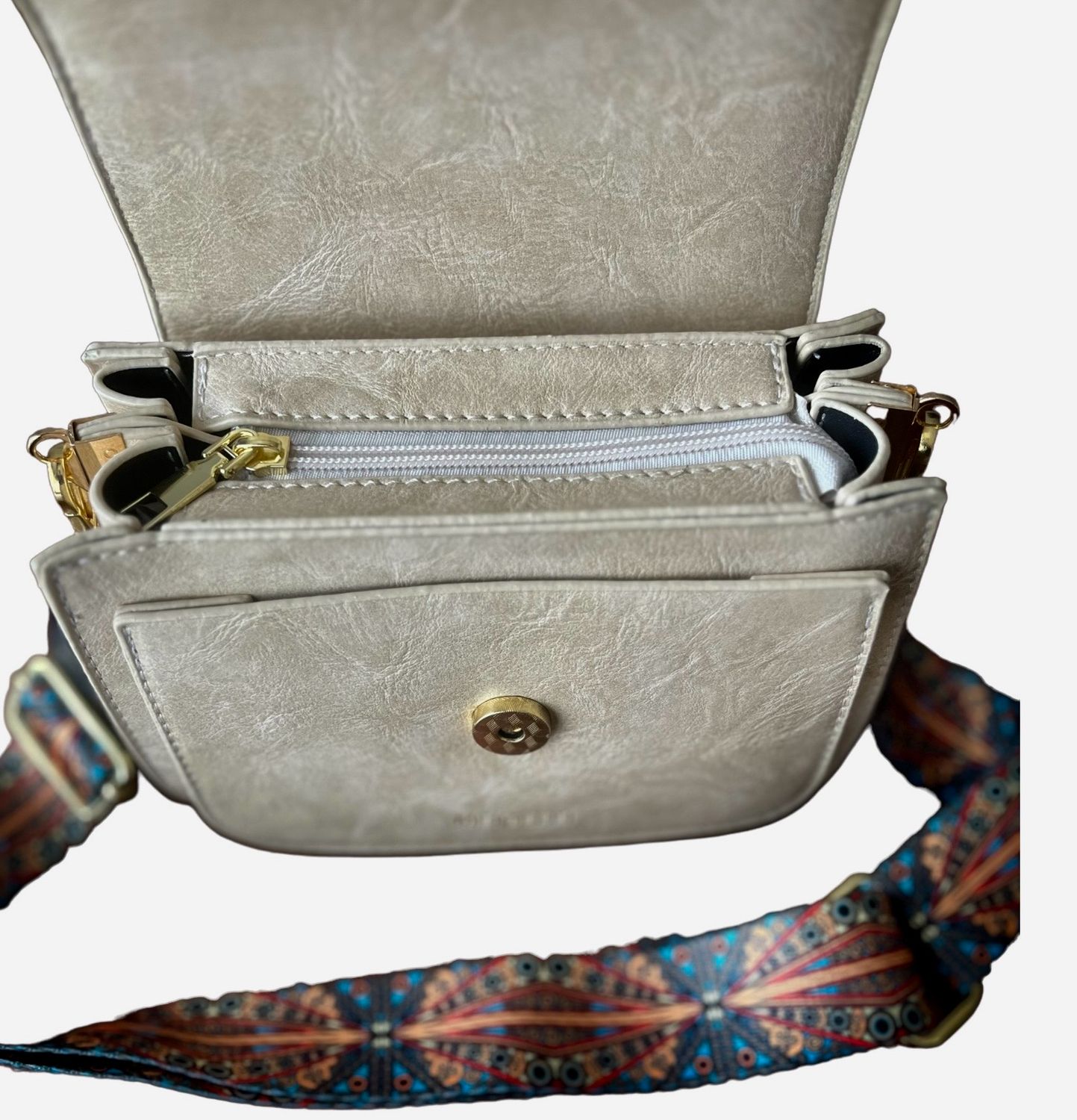 Mini Crossbody Tas - Kleine Vierkante Handtas - Schoudertas Voor Vrouwen - kleine Schoudertas In Retro stijl.