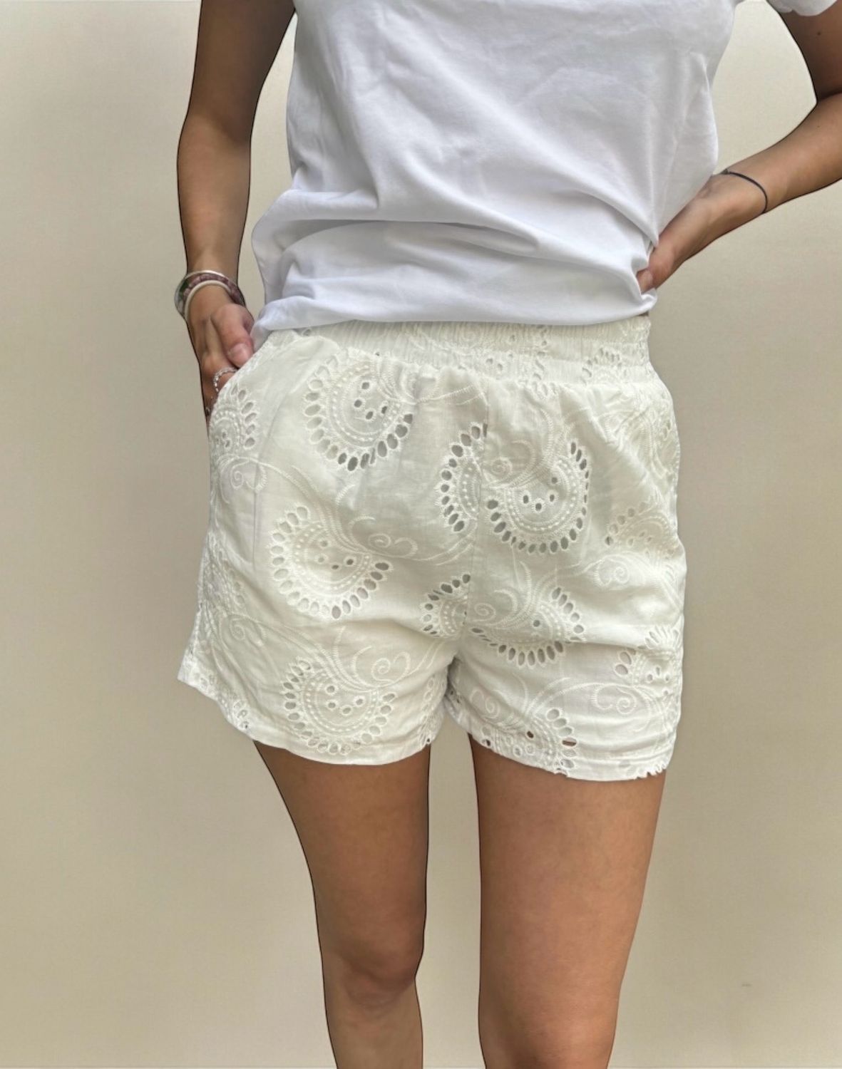 Embroidery Short