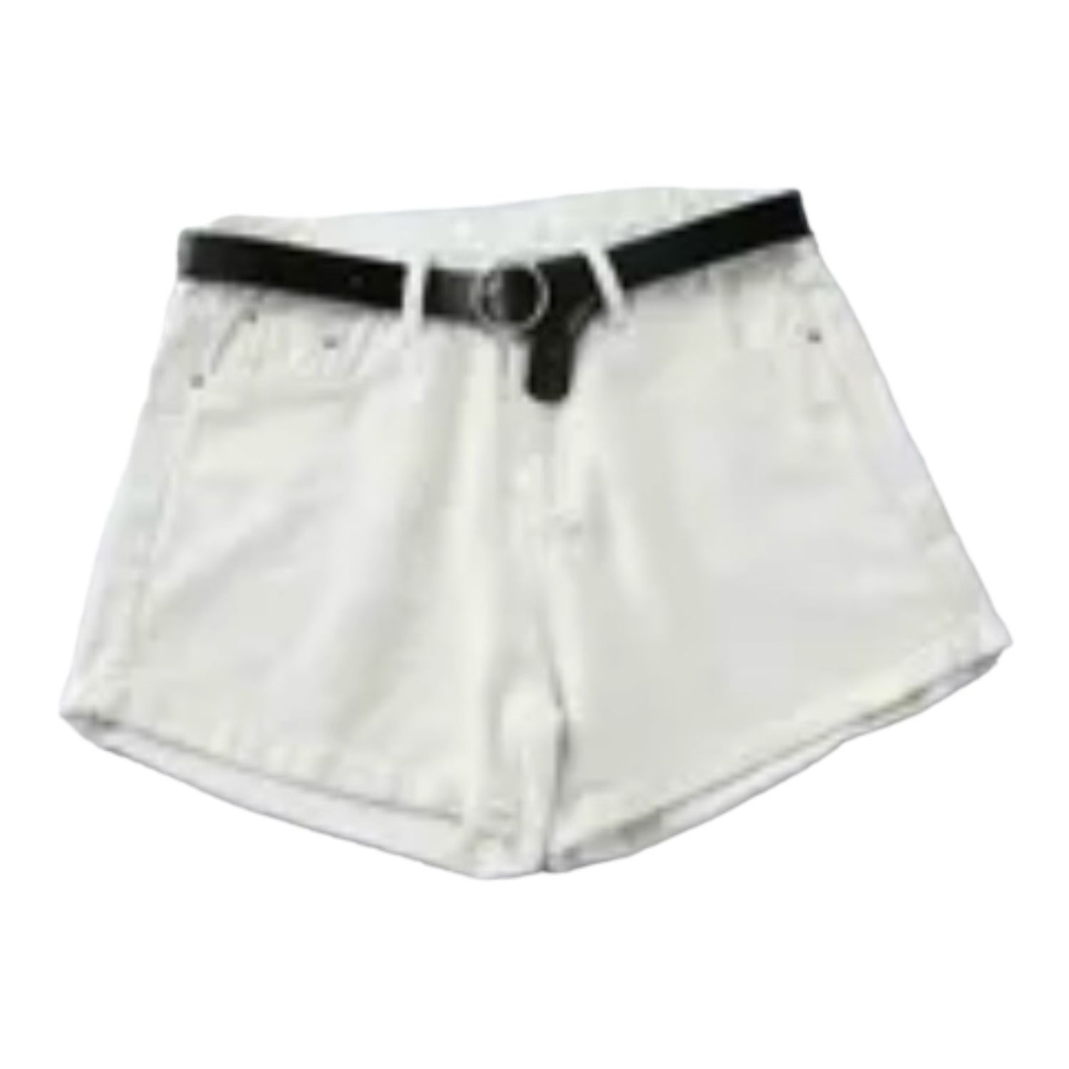 Jeans Short, Kleur en maat: Wit S