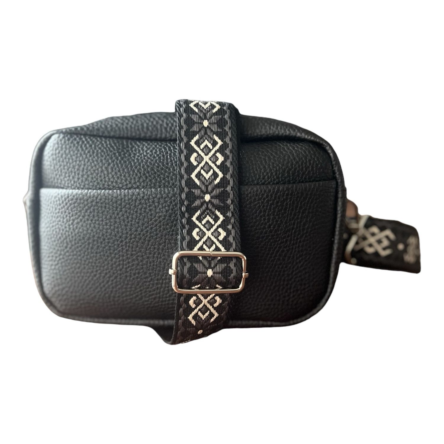 Moderne Schoudertas, Cross Body Tas Met Brede Gekleurde Verstelbare Draagband