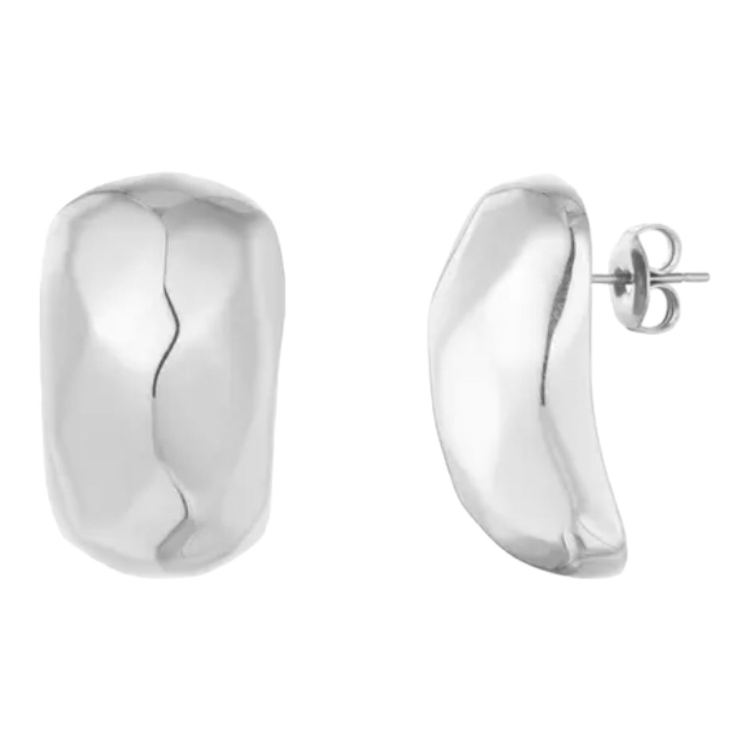 Druppel Oorbellen Met Structuur - Oorbel stekers - Oorbellen voor vrouwen - goud - zilver - Cadeau tip