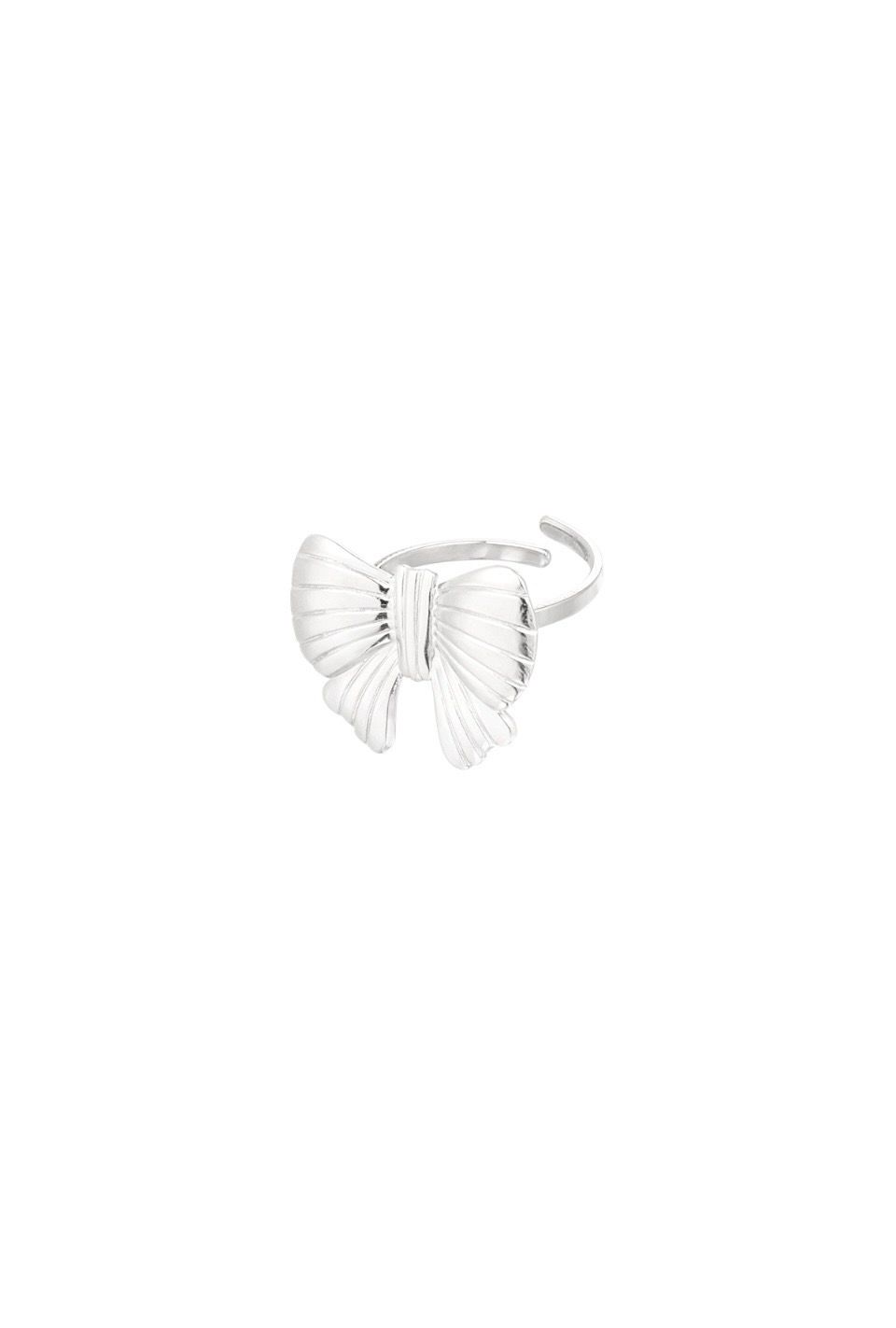 One Size Open Ring Met Strik