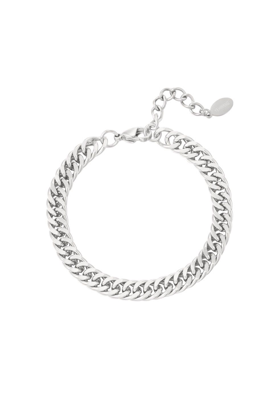 Schakel armband Robuust - Stainless Steel Armband - Herbal Infinity Jewellery - Armband Voor Vrouwen - Cadeau Voor Valentijn