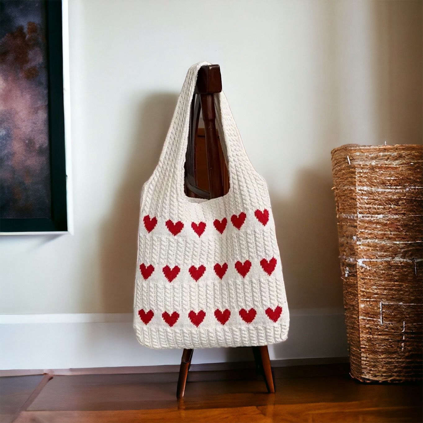 Crochet Tas Met Hartjes