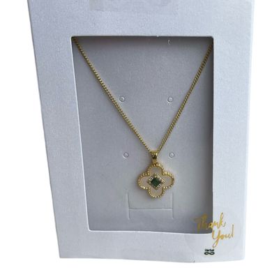 Curb Ketting Met kruis Hanger -Ketting met hanger - Sterling Zilver - Gold Plated - Cadeau tip - Cadeau voor vrouwen