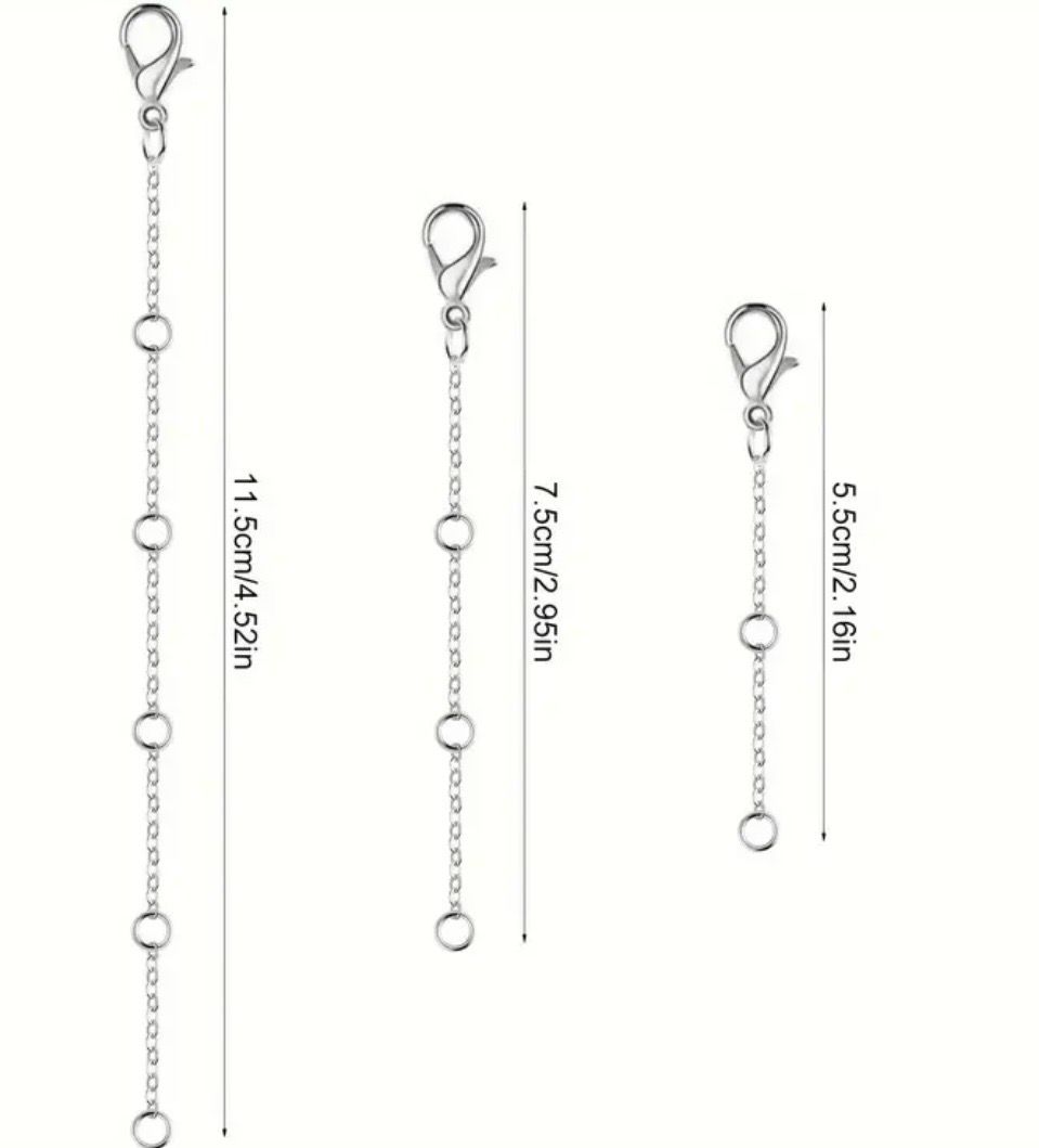 Stainless Steel Verleng Stukken Voor Ketting