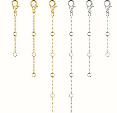 Stainless Steel Verleng Stukken Voor Ketting