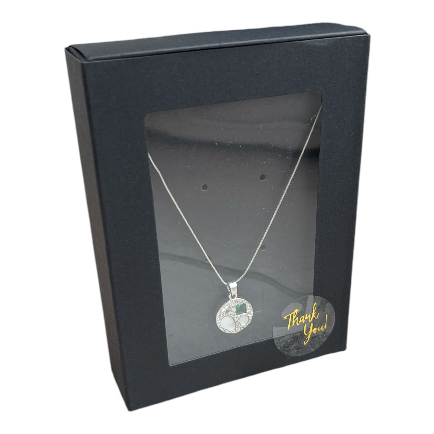 Ronde Ketting Met Hanger Zilveren Ketting - Platina Goud