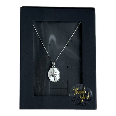 Bolletjes Ketting - Ketting Met Hanger -Sterling zilver - zilveren ketting - cadeautip - cadeau voor haar - Platina Wit Goud