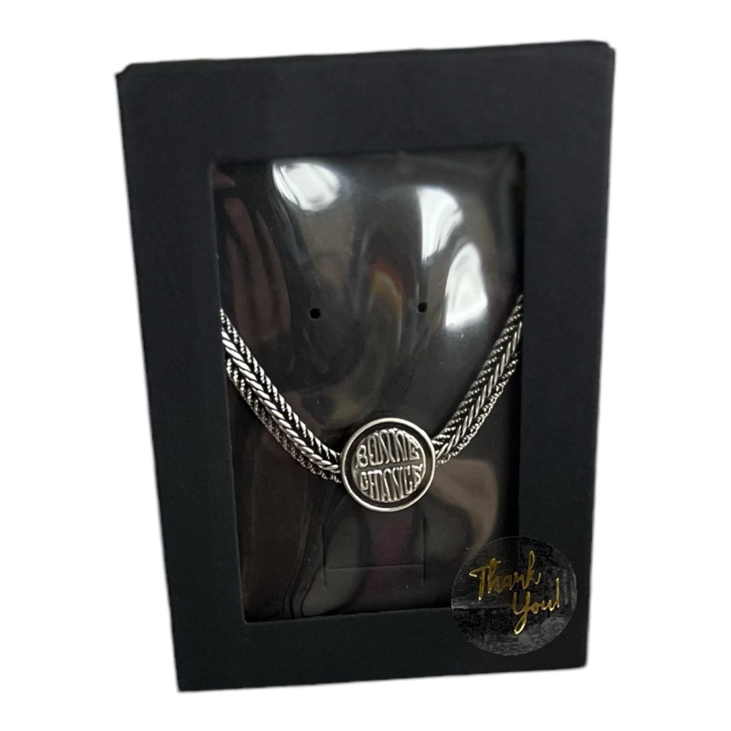 Retro Ketting Met Bedel - Zilveren Ketting - Statement Ketting