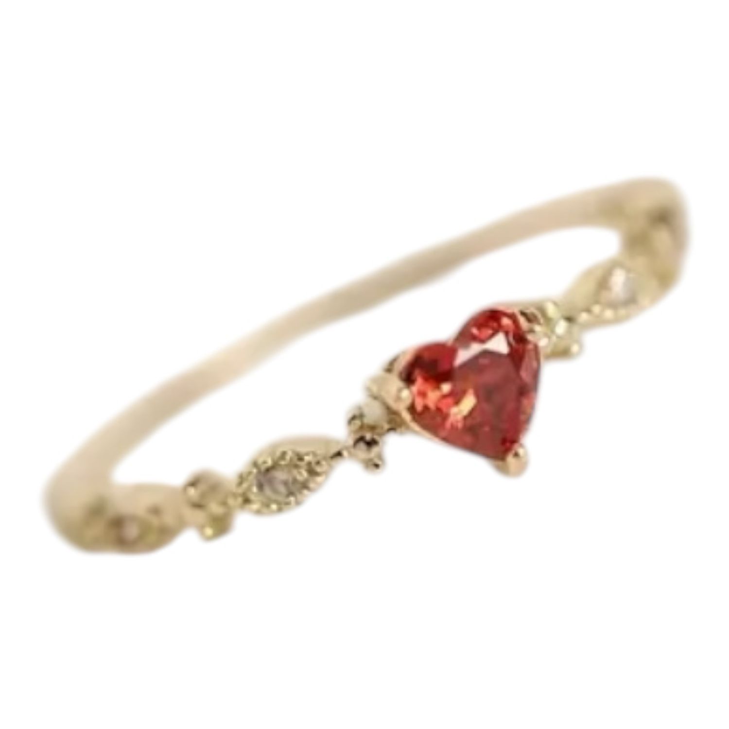 Ring Met Rood Hartje