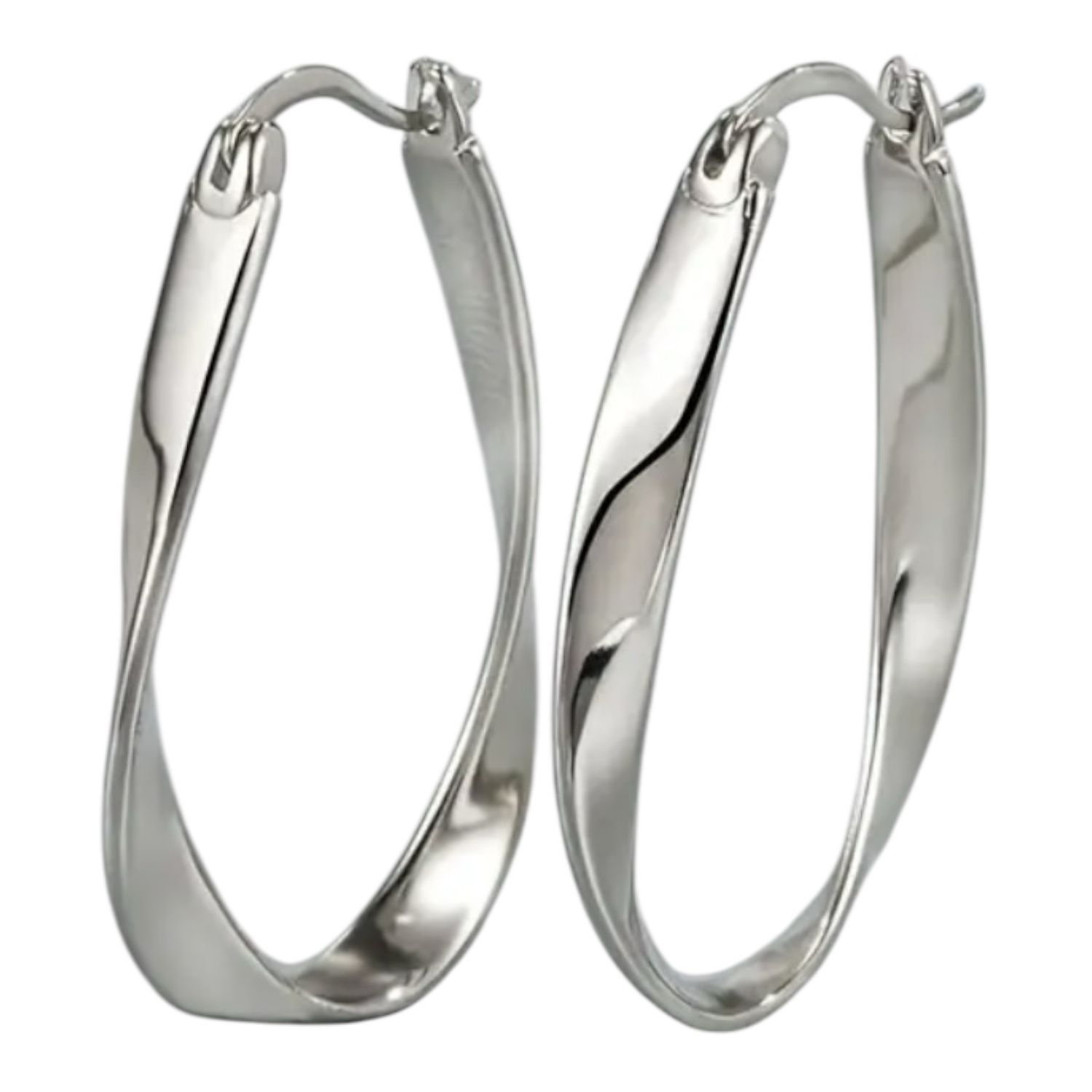 Gedraaide Hoops - Zilveren Hoops - Cadeau Tip - Cadeau Voor Haar