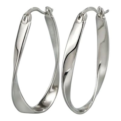Gedraaide Hoops - Zilveren Hoops - Cadeau Tip - Cadeau Voor Haar