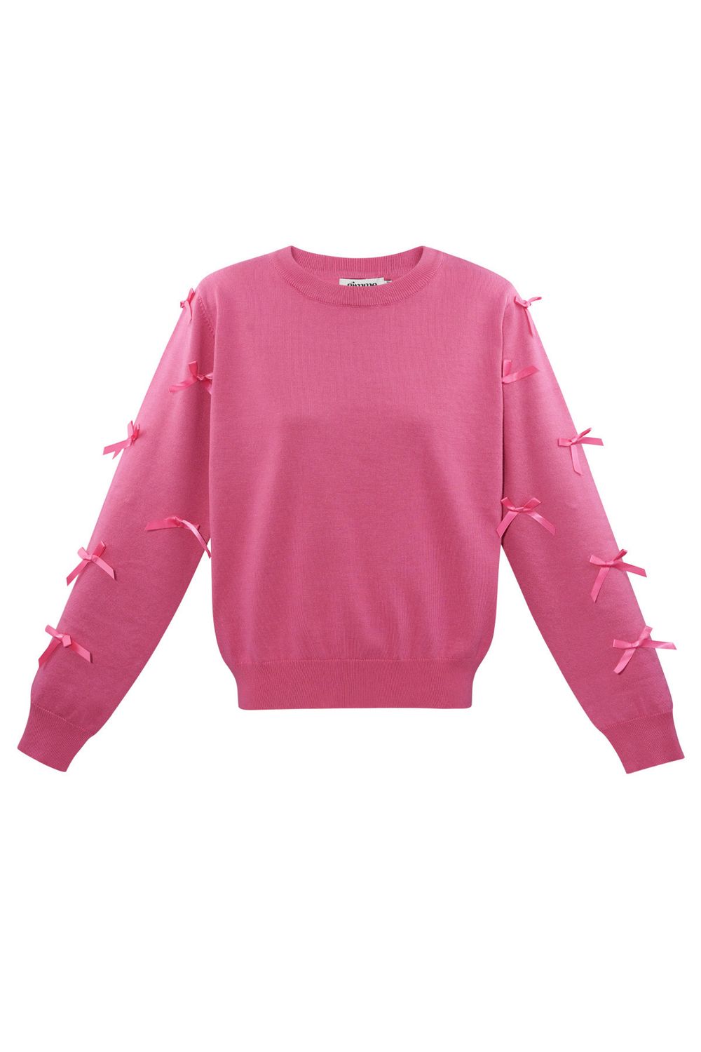 Sweater Met Strikjes - Dunne trui voor vrouwen - roze trui - zwarte trui - witte trui - lichte sweater