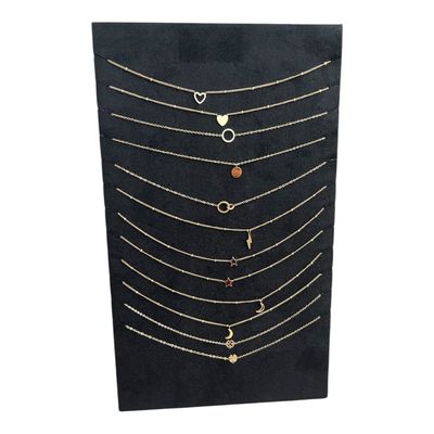 Set Van 2 - Stainless Steel Ketting - Ketting Met Kleine Hanger - 100 % Waterproof - Nikkelvrij