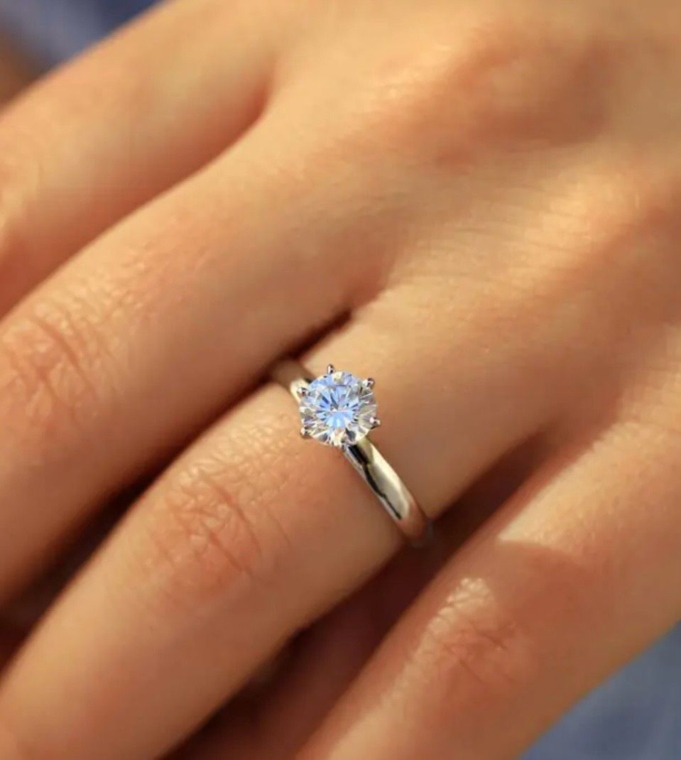 Belofte Ring - Ring Met Steentje - Belofte ring met steentje - Stainless Steel Ring - goudkleurige Ring- ring Voor Vrouwen - cadeau tip - cadeau voor haar