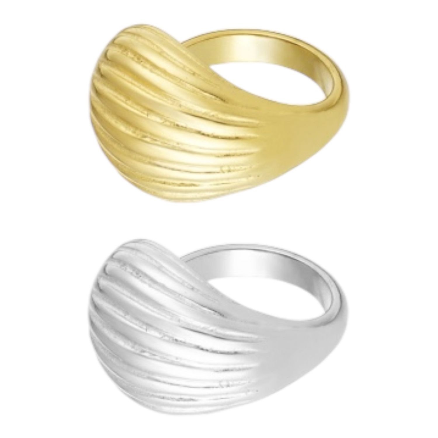 Ring Met Golfjes