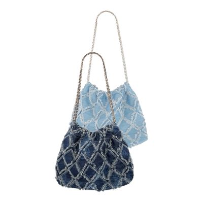 Urban Tas - Jeans Tas - Schoudertas met ketting strap
