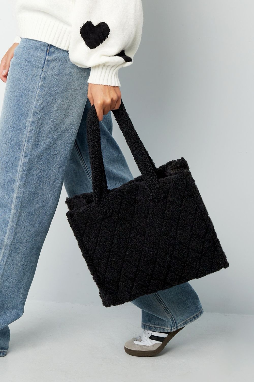 Fuzzy Draagtas - Zachte Tas - Tote bag - Grote tas - Teddy tas
