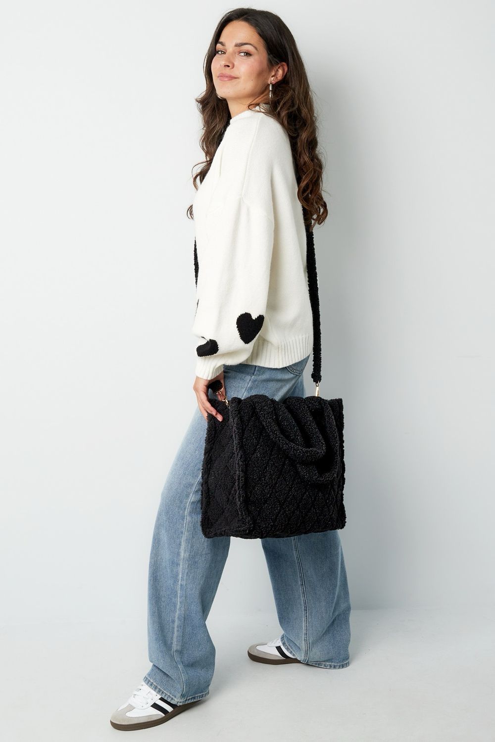 Fuzzy Draagtas - Zachte Tas - Tote bag - Grote tas - Teddy tas