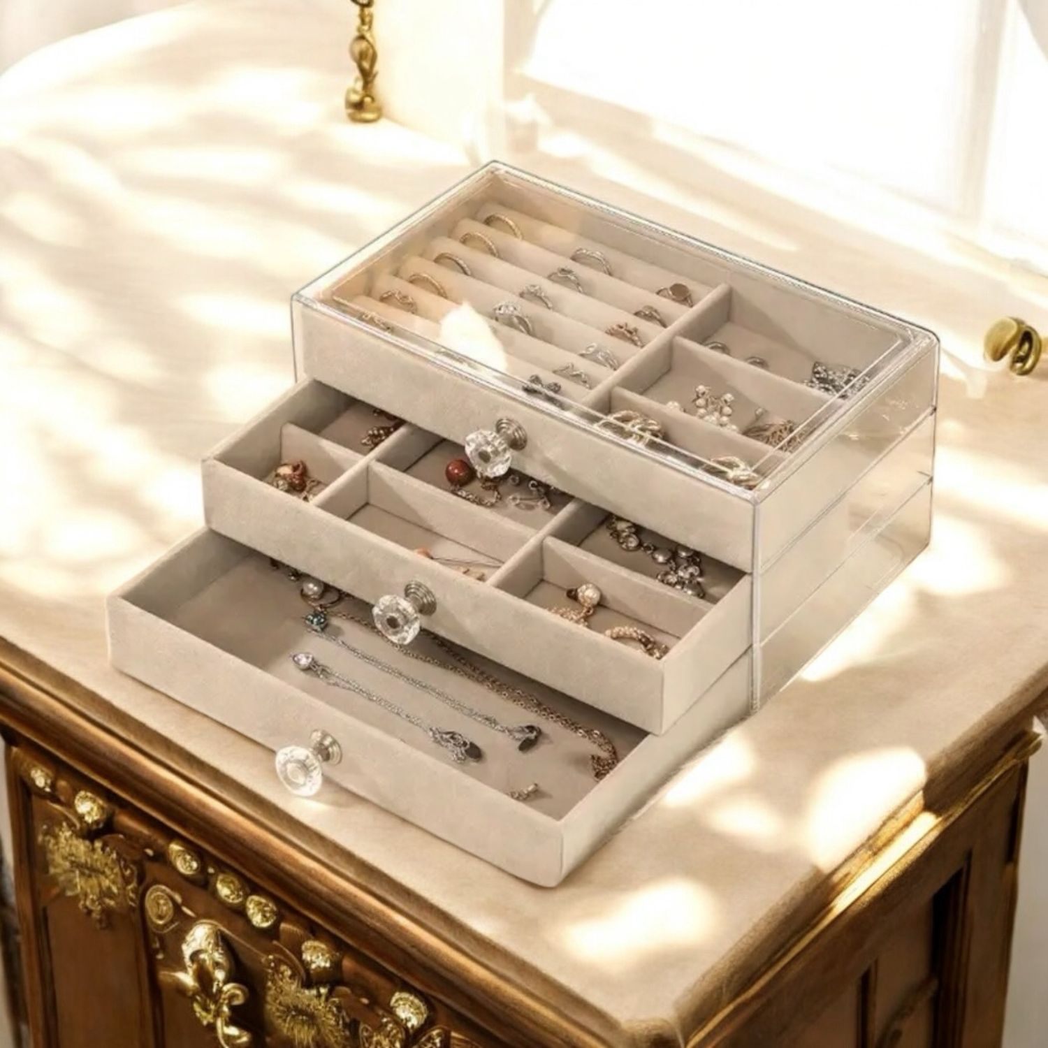 Juwelen Opberg Box- Juwelen Opbergen - Display Juwelen - Juwelendoos