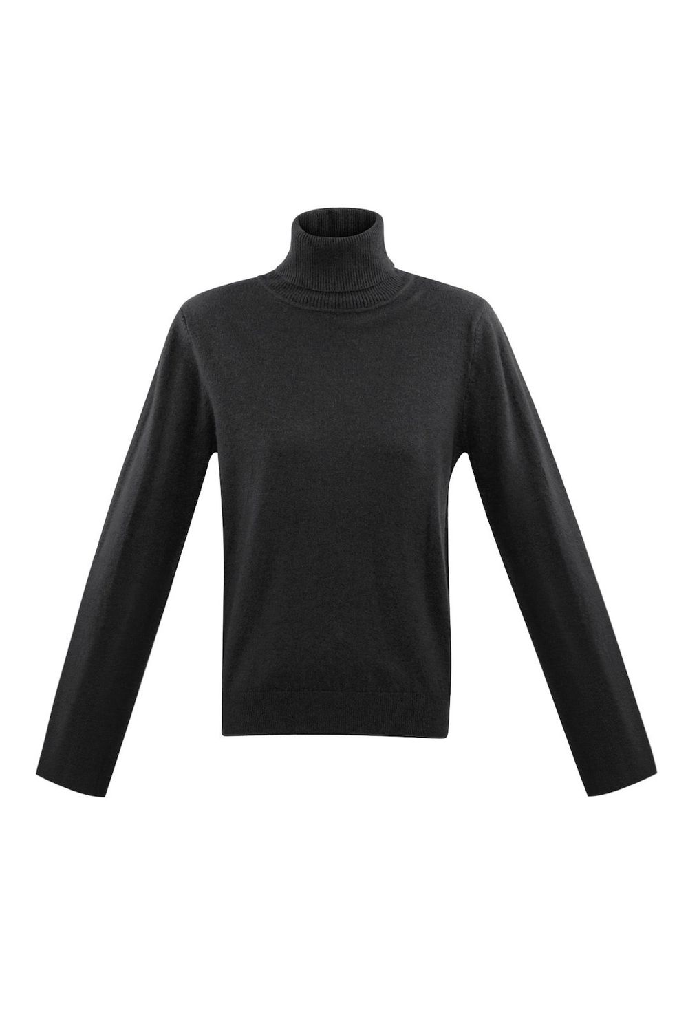 Coltrui Zwart - Coltrui Gebroken Wit- Turtle Neck Sweater - Trui met col - coltrui dames