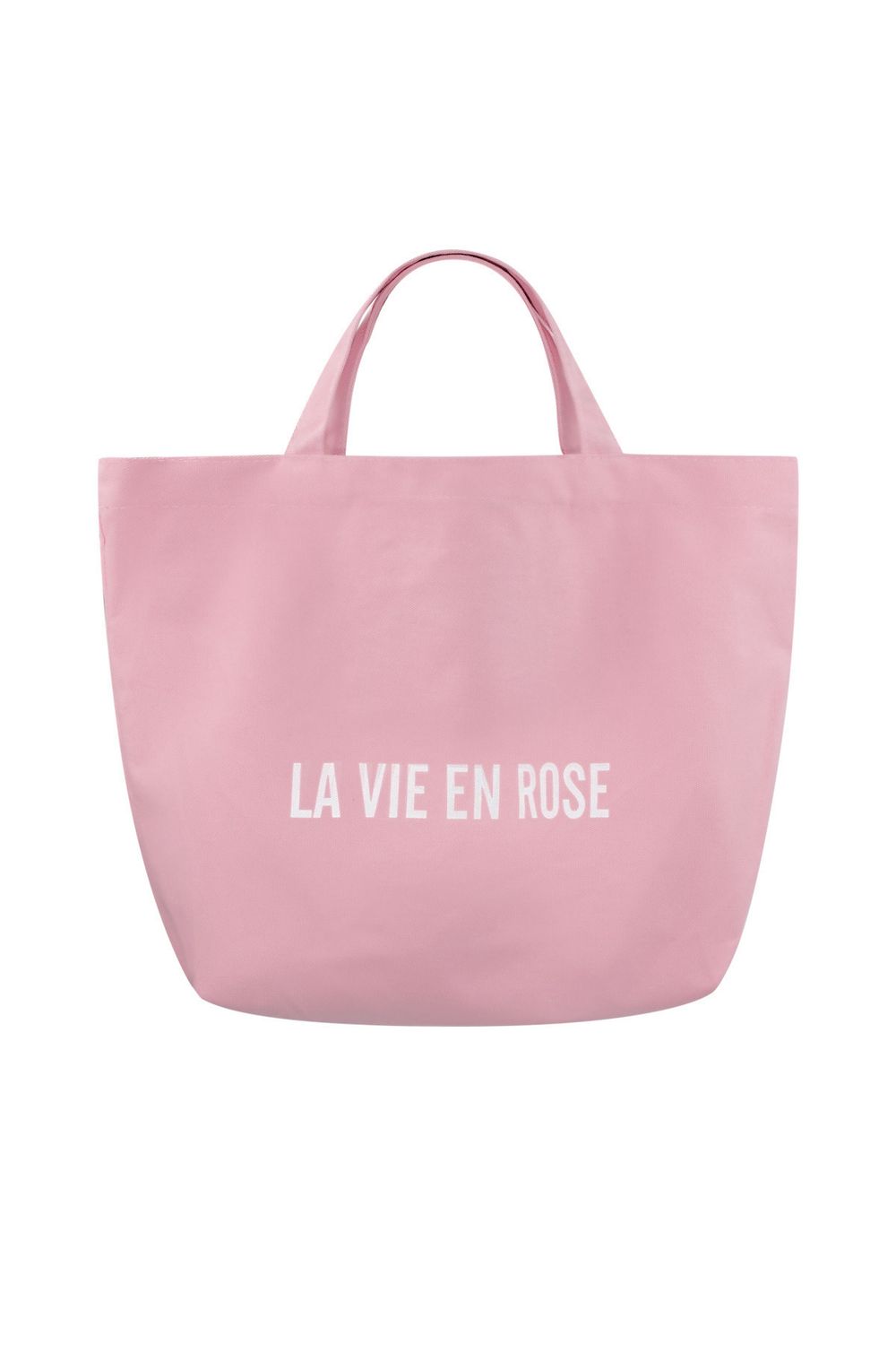 Canvas Shopper La Vie En Rose Grote tas - draagtas - winkeltas - strandtas