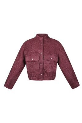 Bomber Jas - Wijn Rood / Bordeaux Vest - Korte Jas