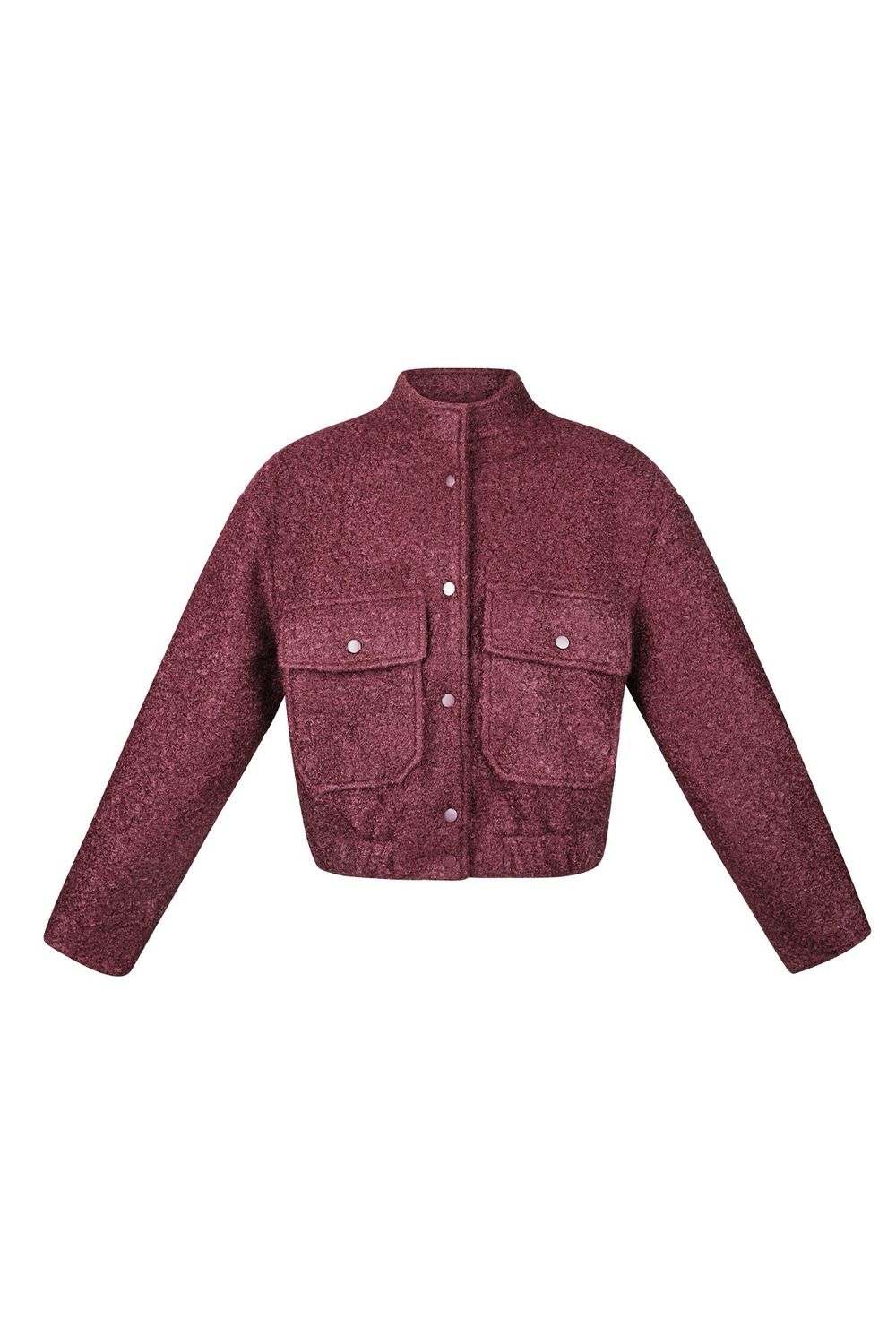 Bomber Jas - Wijn Rood / Bordeaux Vest - Korte Jas