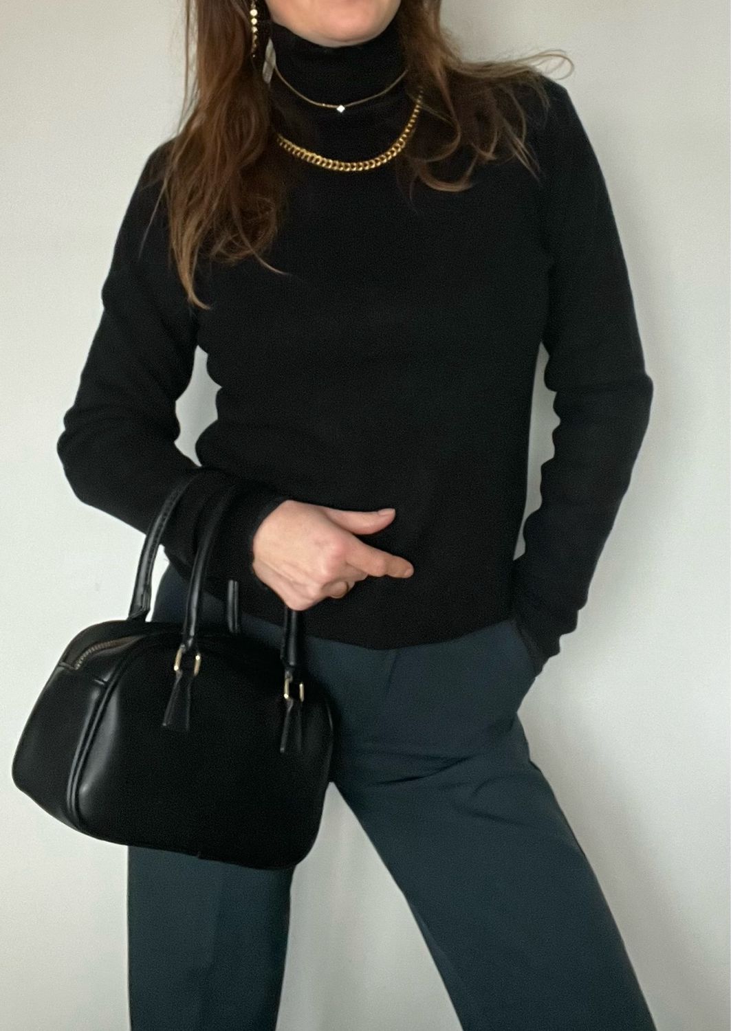 Coltrui Zwart - Coltrui Gebroken Wit- Turtle Neck Sweater - Trui met col - coltrui dames