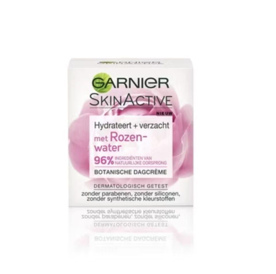 Garnier Skin Active Cream - Botanische Dagcrème Met Rozen Water - 96% Natuurlijke Dag Crème - 50 ML