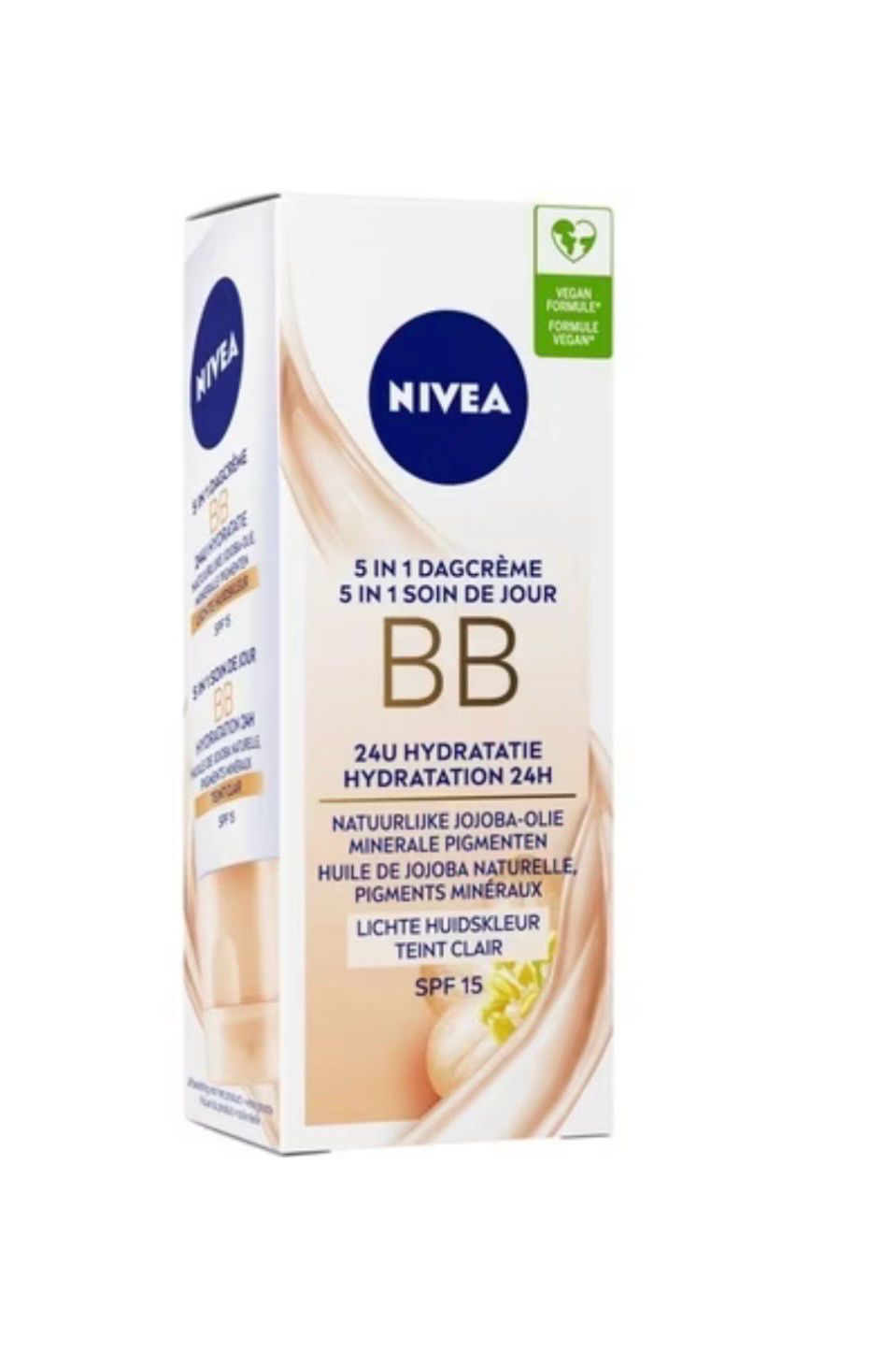 Nivea BB Crème SPF 20 - Dagcrème Met Natuurlijke Jojo Ba Olie - BB Crème Voor Een Lichte Huid