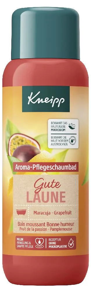 Kneipp schuimbad goed humeur, fles 400ml - Aromatisch Badschuim - Natuurlijk Bio Product