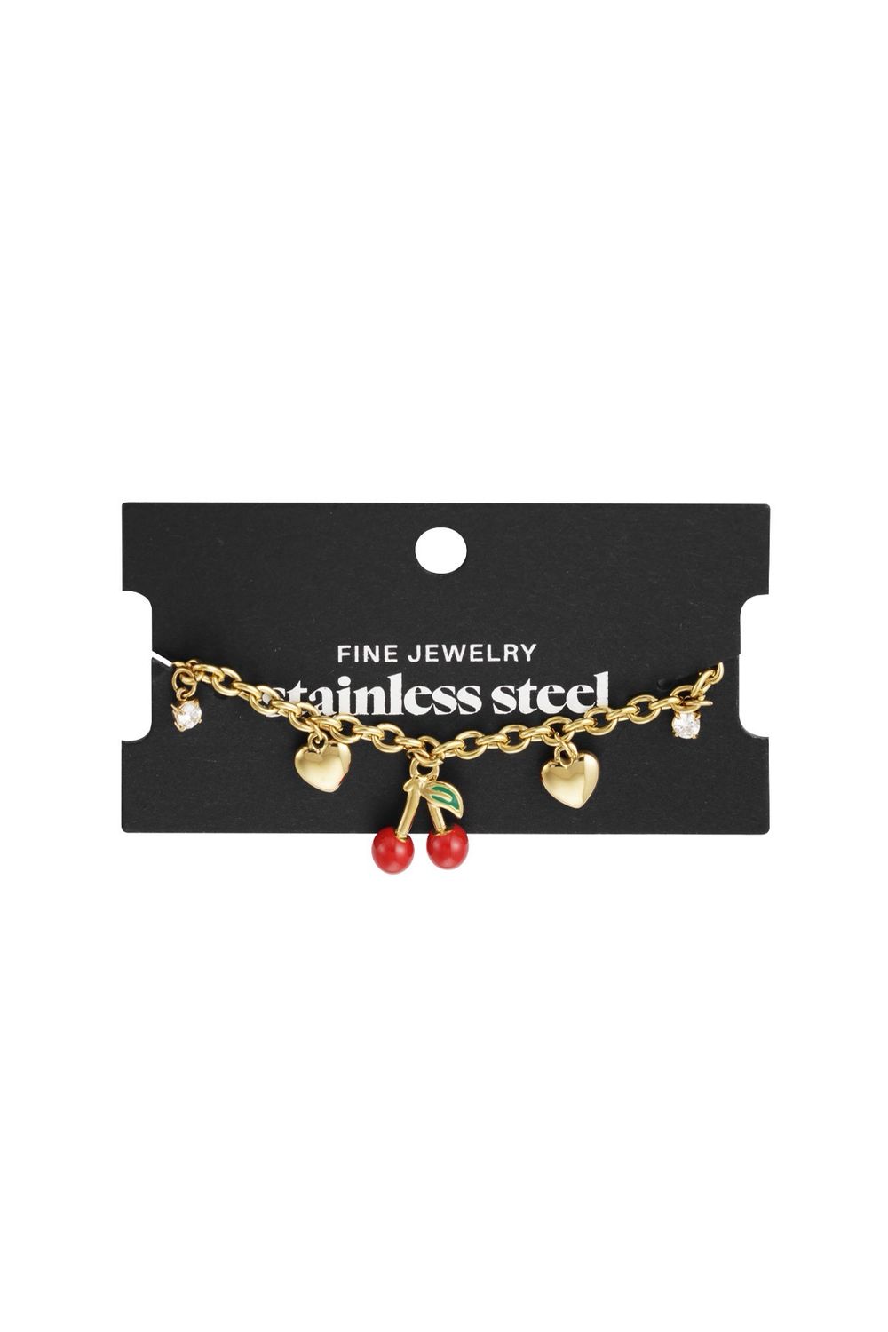 Cherish Charm Bracelet - Stainless Steel Armband- Armband Voor Vrouwen - Armband Met Bedels - Cadeau Voor Valentijn
