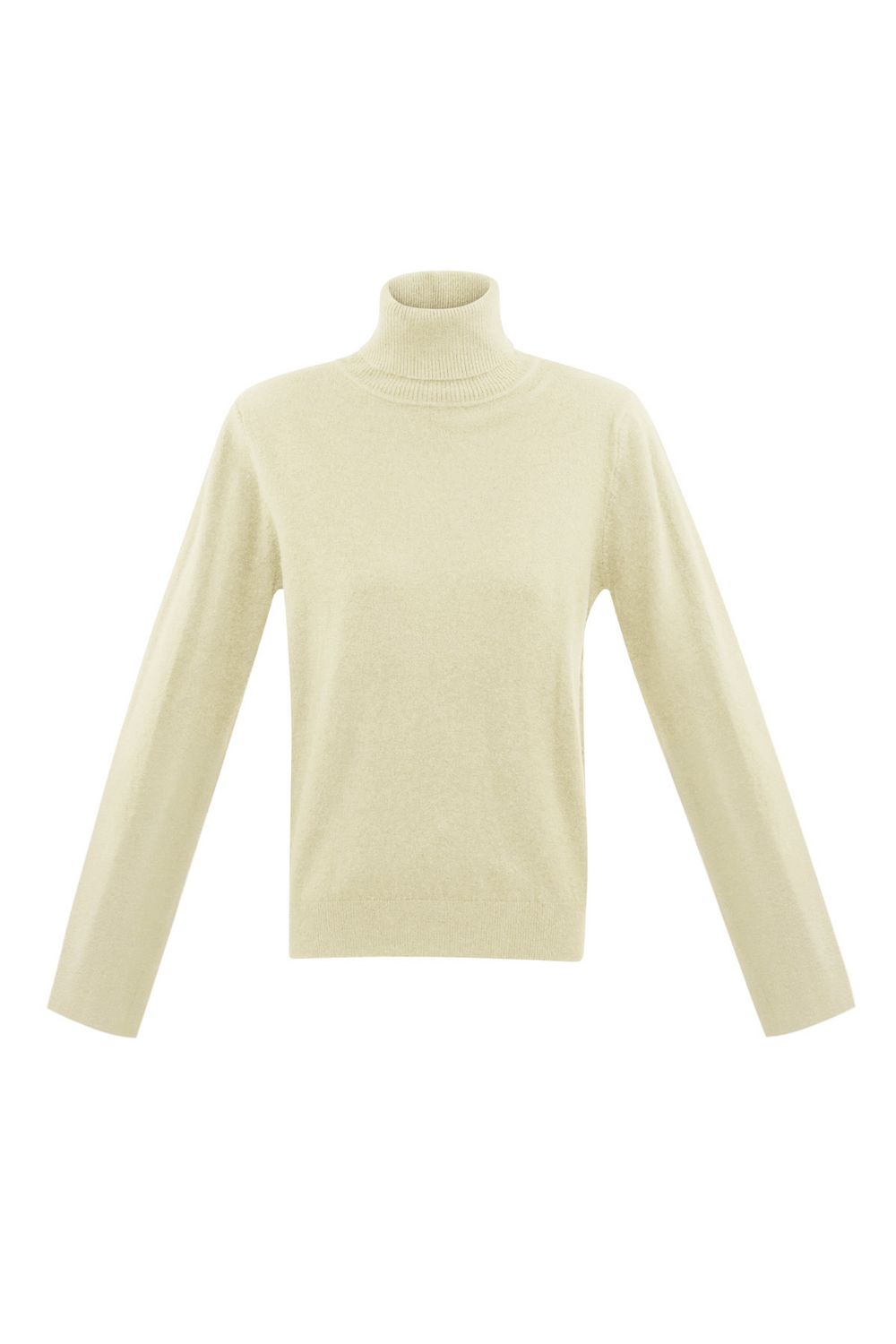 Coltrui Zwart - Coltrui Gebroken Wit- Turtle Neck Sweater - Trui met col - coltrui dames