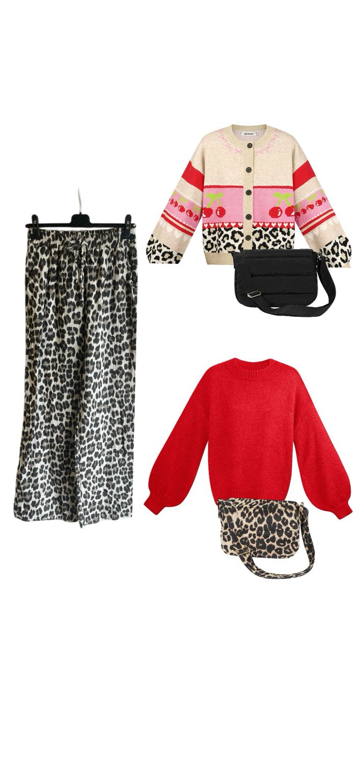 Urban Grace Bag - Dons Tasje- Puffed Bag- Leopard Print - Schouder Tas - Cross Body Tas