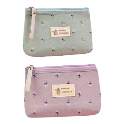 Make Up Tasje - Fleurig - katoen - make up tas met print