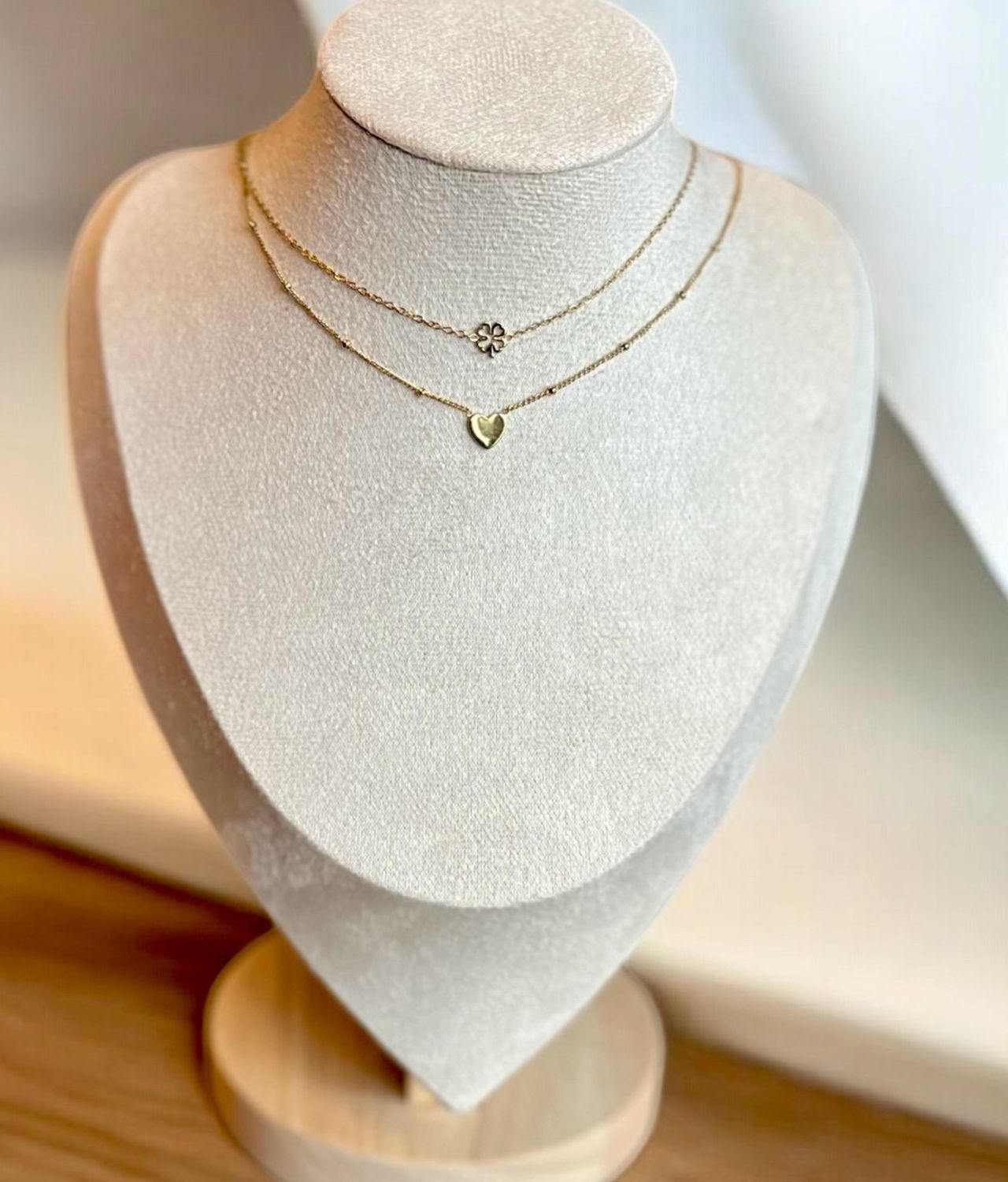 Set Van 2 - Stainless Steel Ketting - Ketting Met Kleine Hanger - 100 % Waterproof - Nikkelvrij