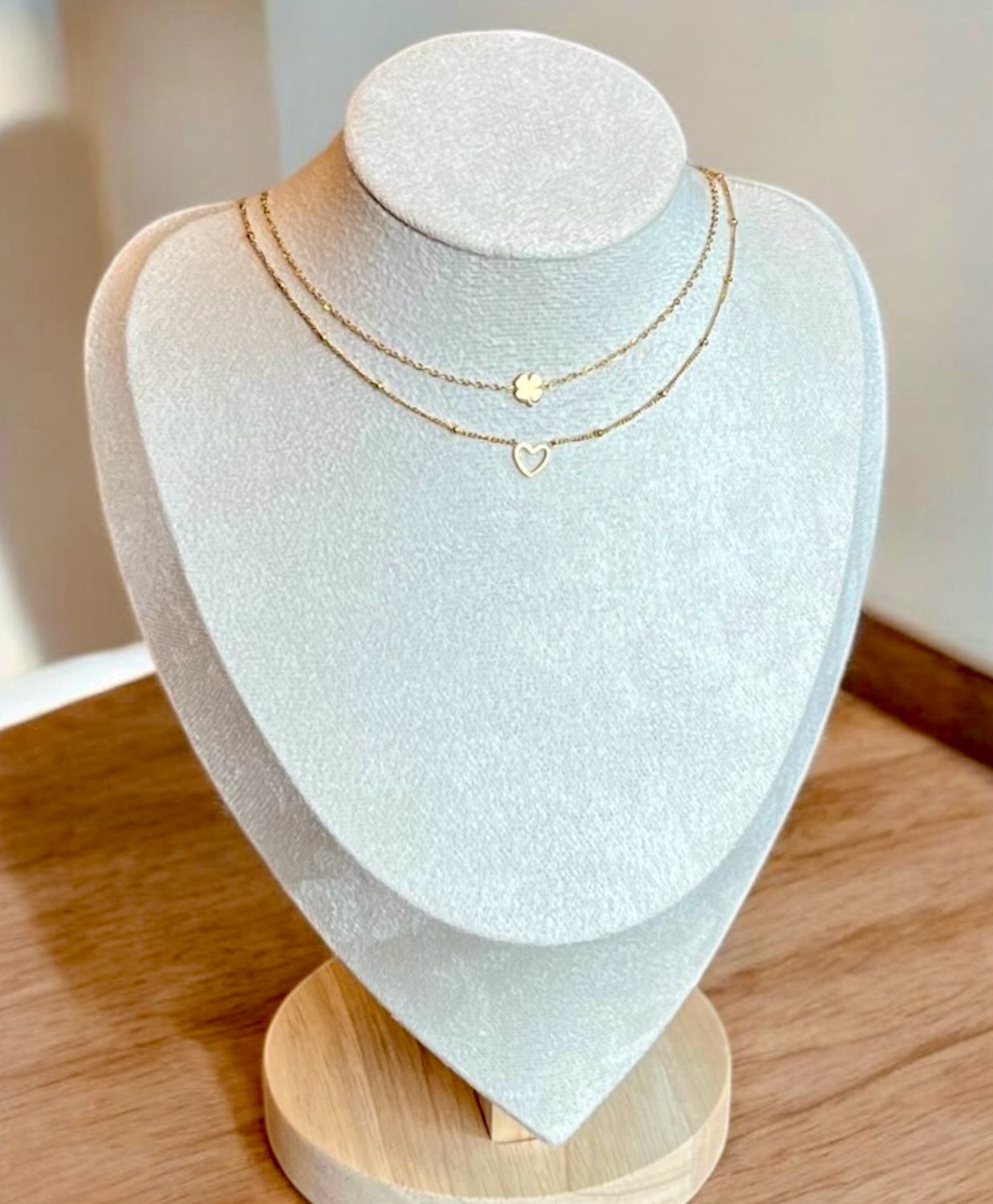 Set Van 2 - Stainless Steel Ketting - Ketting Met Kleine Hanger - 100 % Waterproof - Nikkelvrij