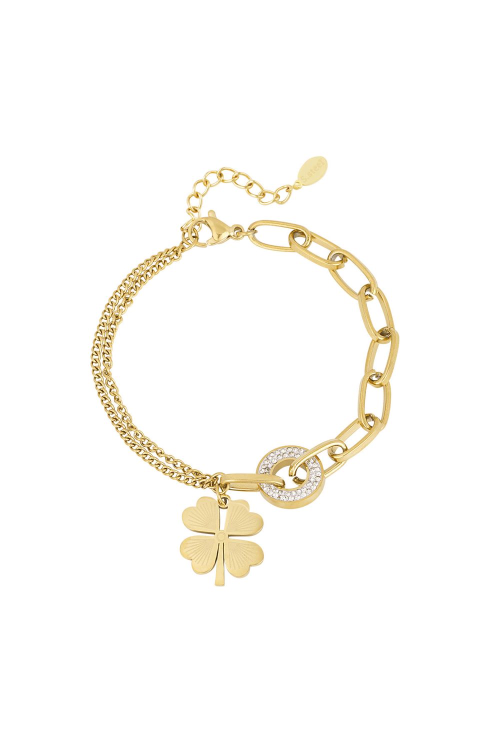 Lucky Charm Armband - Stainless Steel Armband - Armband Voor Dames