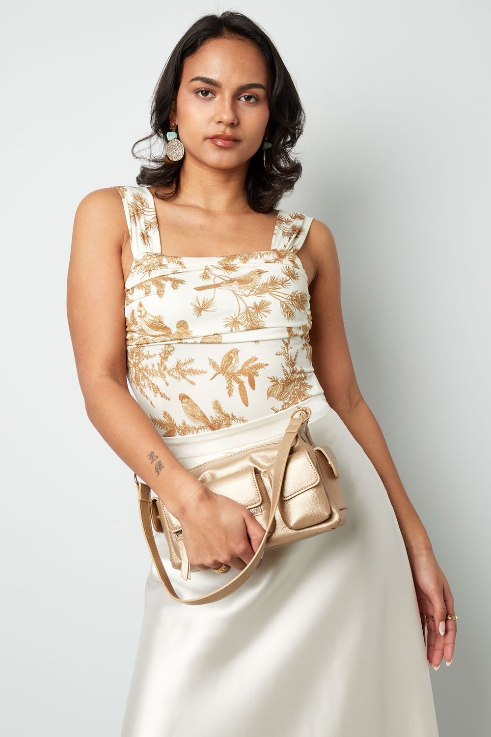 Body Met Print- Top Voor Vrouwen - Body Voor Vrouwen