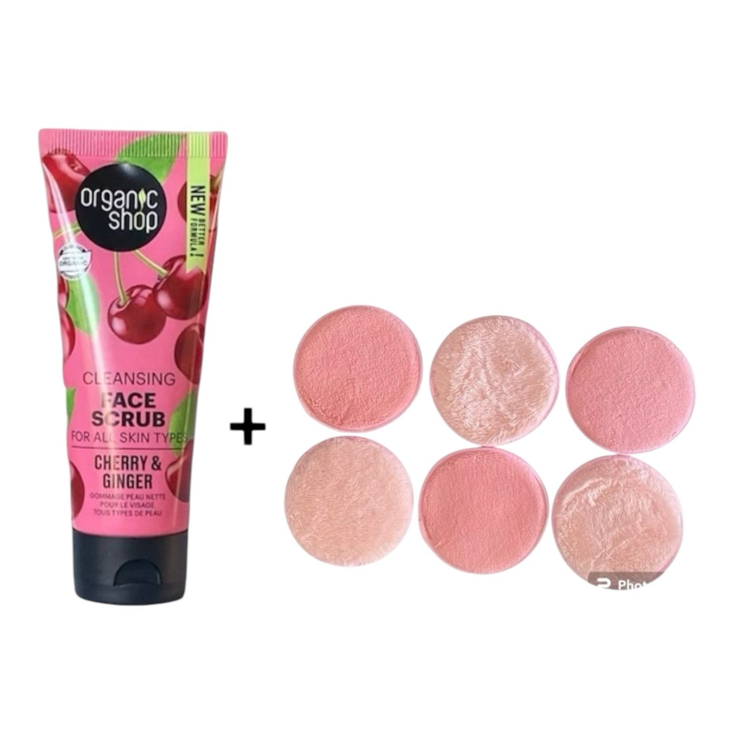 Organic Shop Gezicht Scrub Cherrie