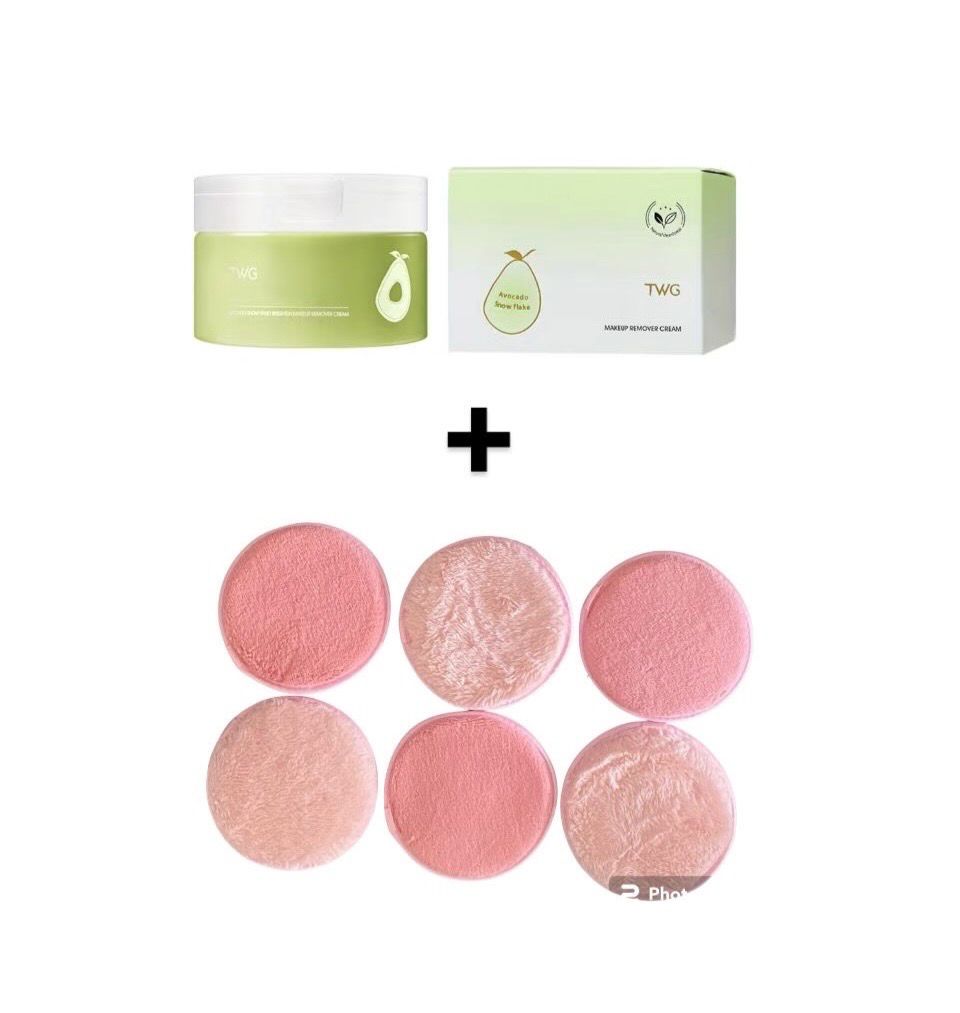Fruitige Make Up Remover Smelt Weg Balsem + Huidvriendelijke Reinigingssponsjed