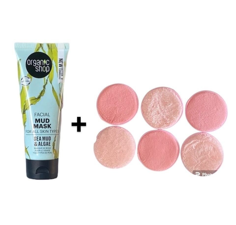 Organic Shop Mud Mask Gezicht Masker - Acne En Puistjes