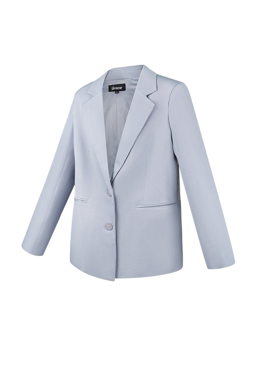 Blazer met leopard print - Grijze Blazer - Blazer voor vrouwen