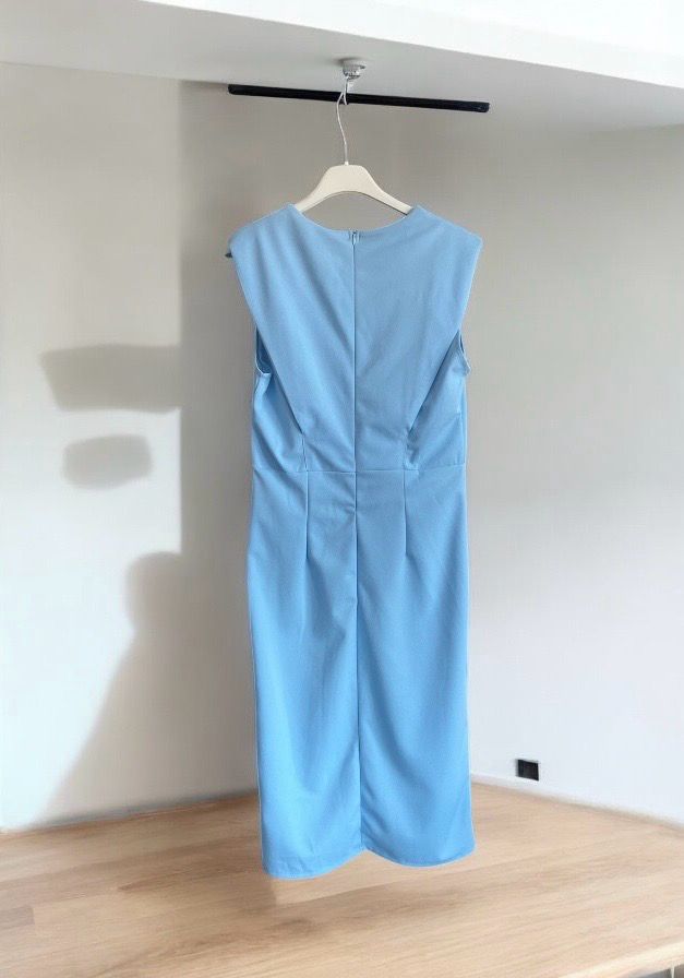 Geklede Jurk Dames - Elegante Jurk- driekwart jurk - Kleedje Voor Dames - jurk voor vrouwen - gekleed kleedje - Midi Jurk - Geklede Jurk Voor Feest - Leuke Jurk Voor Communie