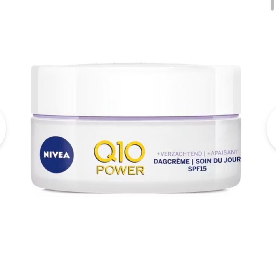 Nivea Q10 Power Sensitive Cream - Dagcrème Voor Gevoelige Huid- Day Cream Met Spf15- 50 ML - Anti Aging Cream Voor 35+