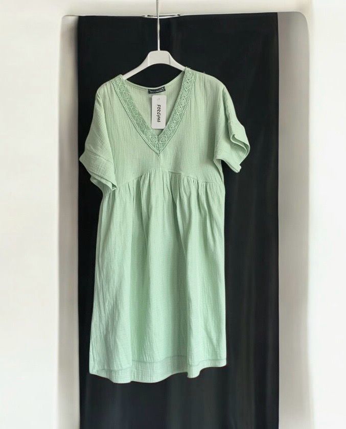 zomer jurken dames- luchtige zomerjurk- mini zomerjurk - Katoenen jurk - Jurk In Tetra Stof- korte jurk voor vrouwen - Knie Jurk - Katoenen jurk - korte jurk voor vrouwen