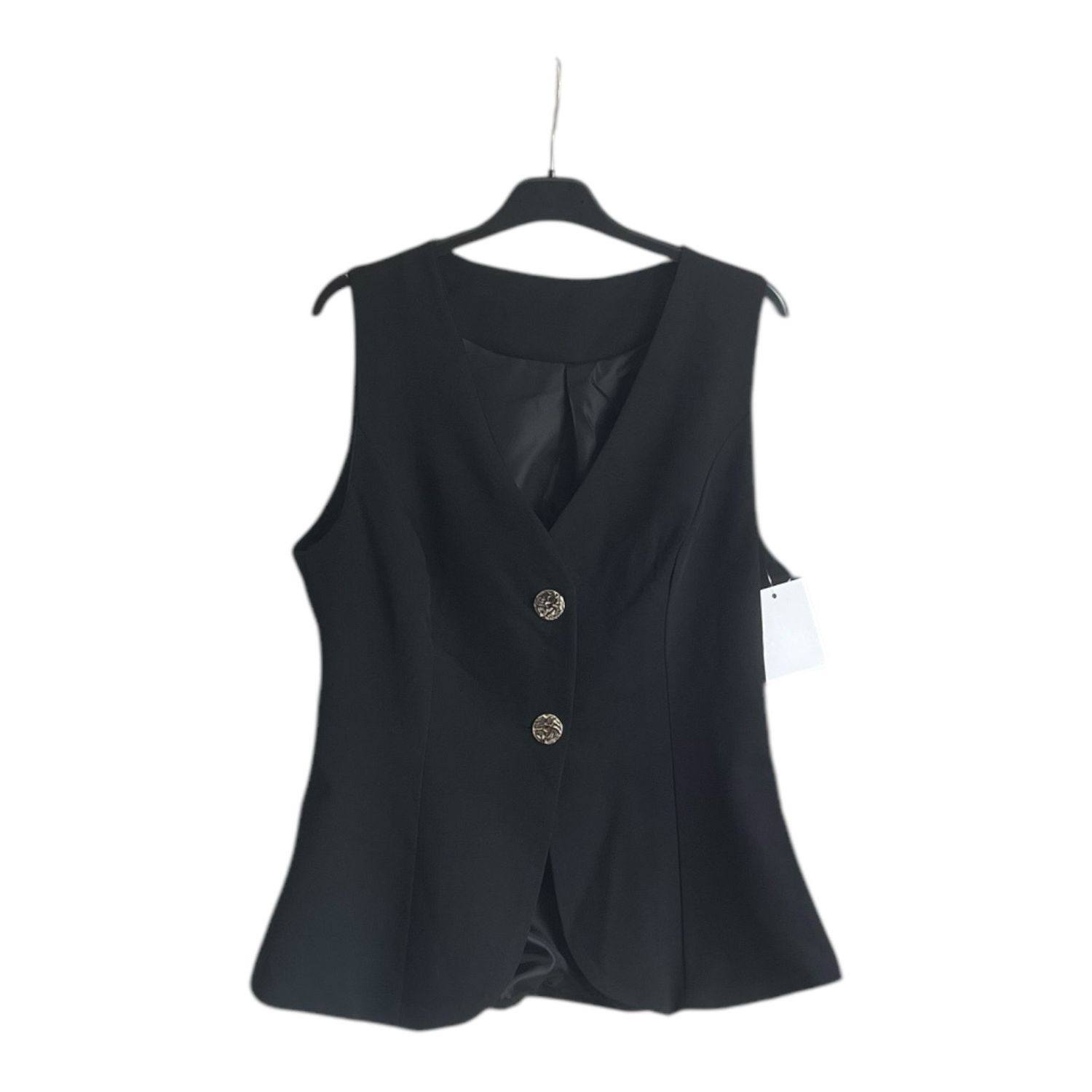 Gillet -  Vest zonder mouwen - Sleeveless vest - Zwarte Gillet