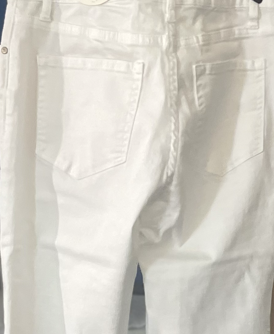 Flared jeans wit - Witte Broek - Witte Jeans Voor Dames